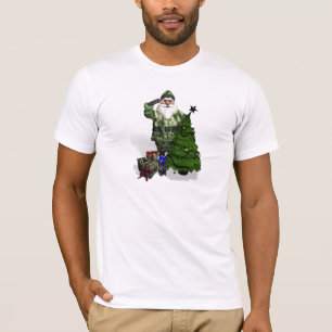 T-shirts Pai Natal Militar