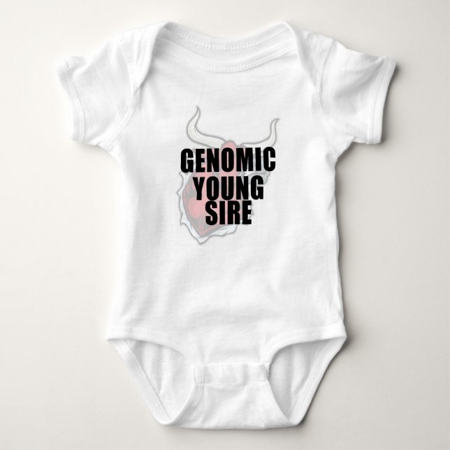 T-shirts Pai novo Genomic (Frente)