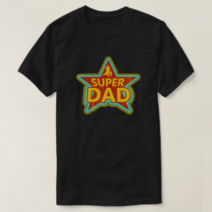 T-shirts Pai super da estrela