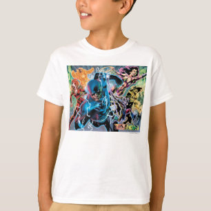 T-shirts Painel cómico da noite a mais preta - cor