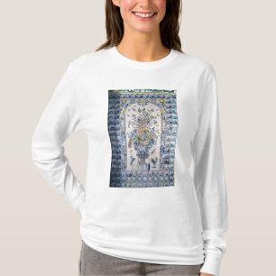 T-shirts Painel do azulejo de Delft do banheiro