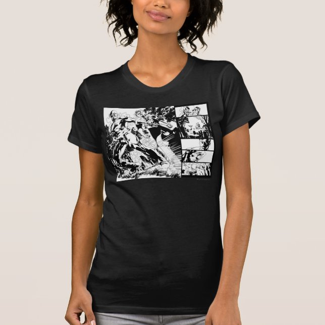 T-shirts Painel Lanterna Flash e Verde 2 (Frente)