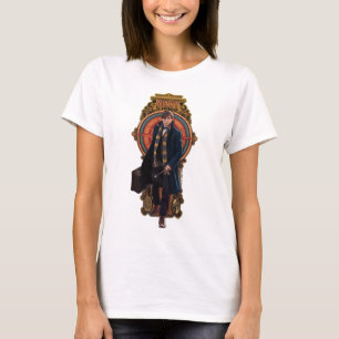 T-shirts Painel NEWT SCAMANDER™ Walking Art Nouveau
