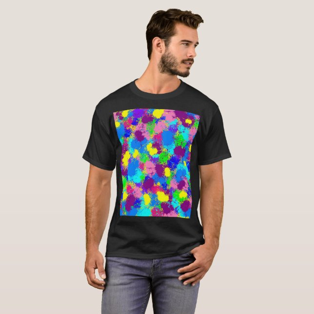 T-shirts Paint Splatter (Frente Completa)
