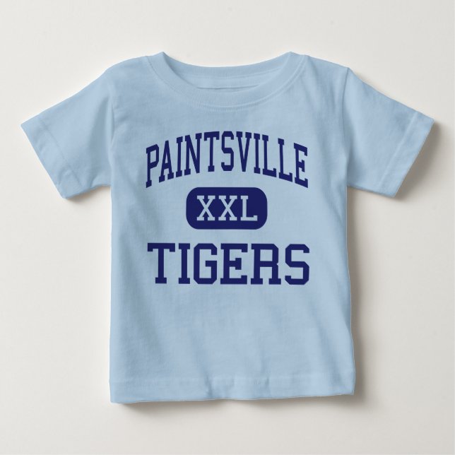 T-shirts Paintsville - tigres - alto - Paintsville Kentucky (Frente)