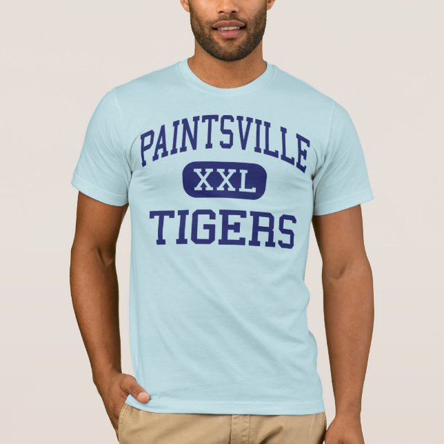 T-shirts Paintsville - tigres - alto - Paintsville Kentucky (Frente)