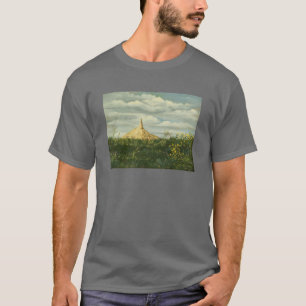 T-shirts Paisagem 1170 da rocha da chaminé