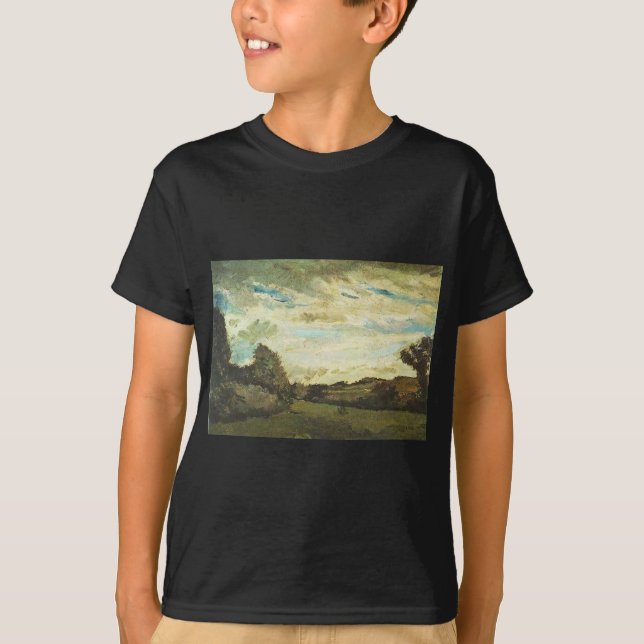 T-shirts Paisagem com Dunes, Vincent van Gogh (Frente)