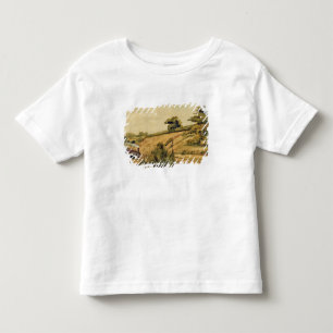 T-shirts Paisagem com trem, 1854 (w/c e lápis no pape