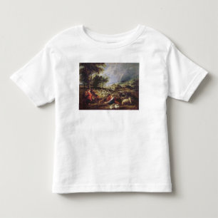 T-shirts Paisagem com um arco-íris