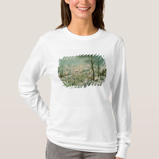 T-shirts Paisagem do inverno (Frente)