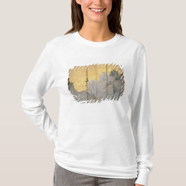T-shirts Paisagem do primavera (Frente)