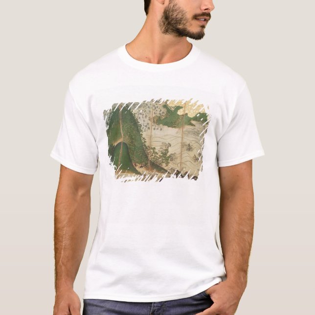 T-shirts Paisagem do primavera com Sun (Frente)