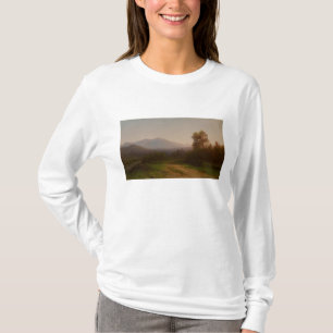 T-shirts Paisagem do Rio Hudson, c.1860-5 (óleo em canvas)