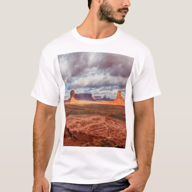 T-shirts Paisagem do vale do monumento, AZ (Frente)