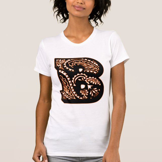 T-shirts Paisley Monograma - B (Frente)