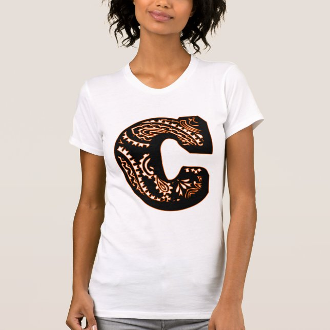 T-shirts Paisley Monograma - C (Frente)