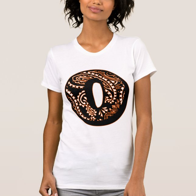 T-shirts Paisley Monograma - O (Frente)