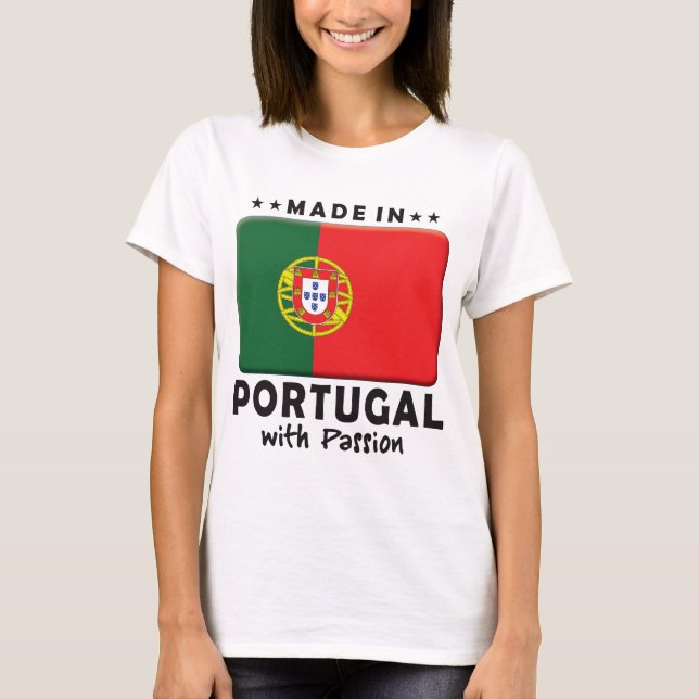 T-shirts Paixão de Portugal (Frente)