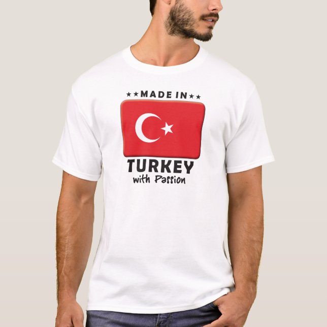 T-shirts Paixão de Turquia (Frente)