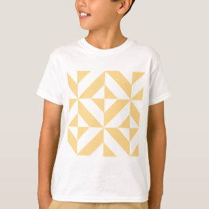T-shirts Pale Melon Geométrico Deco Cube
