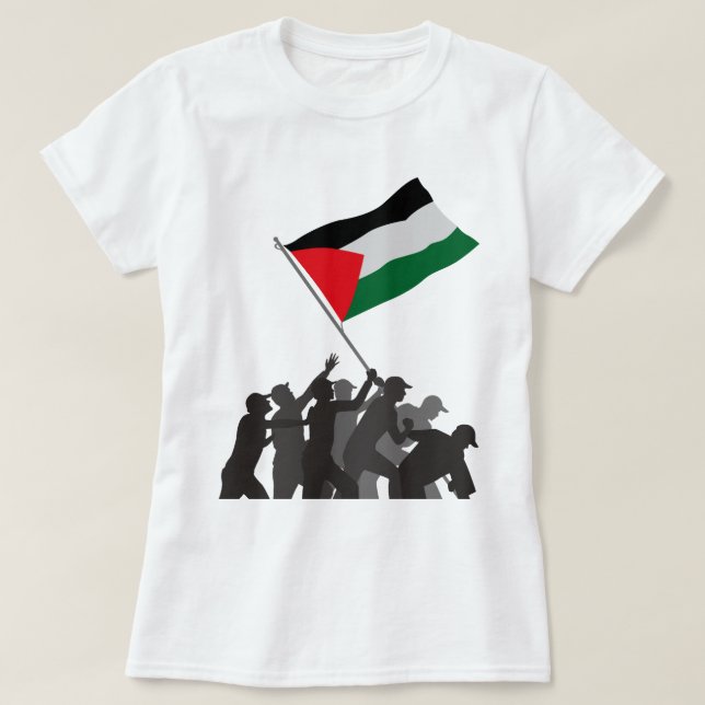 T-shirts Palestina livre (Frente do Design)
