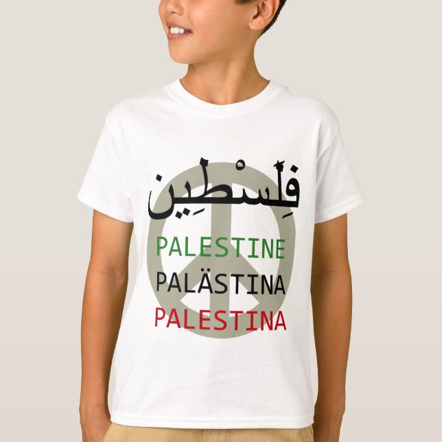 T-shirts Palestina livre (Frente)