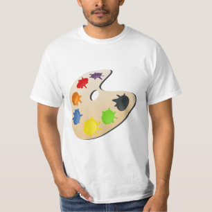 T-shirts paleta de cores