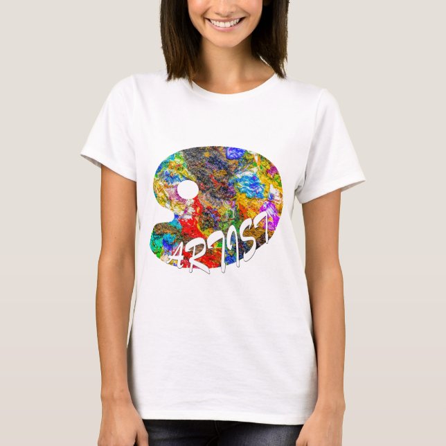 T-shirts Paleta de cores (Frente)