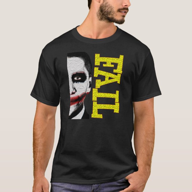 T-shirts Palhaço de Obama: FALHA (Frente)