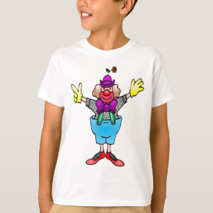 T-shirts Palhaço feliz colorido