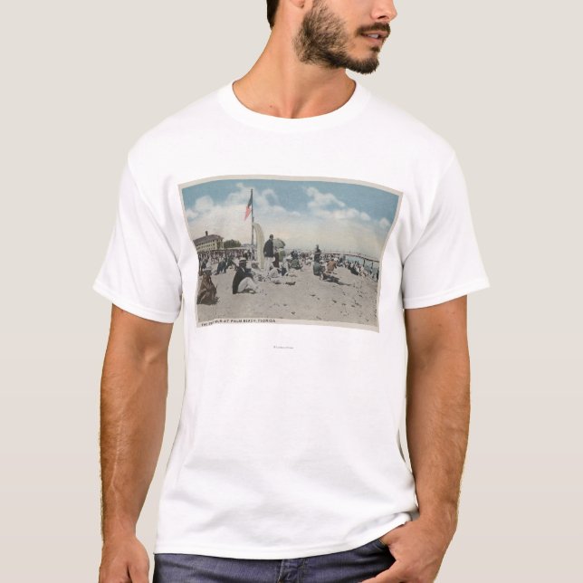 T-shirts Palm Beach, FL - a hora nadadora (Frente)