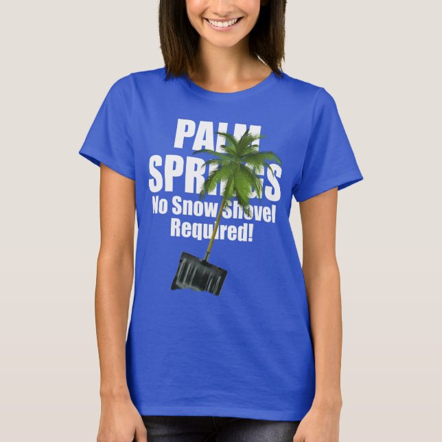 T-shirts Palm Springs - Califórnia (Frente)