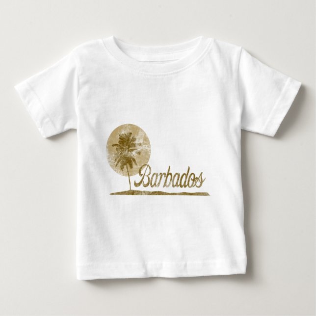 T-shirts Palmeira Barbados (Frente)