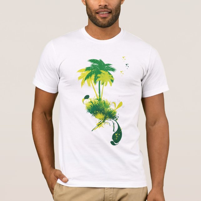 T-shirts Palmeira verde (Frente)
