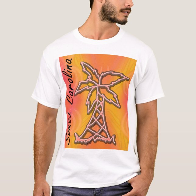 T-shirts palmetto-carolina (Frente)