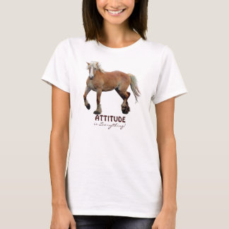 T-shirts Palomino Belga Rascunho de Cavalo Roupa