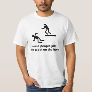T-shirts Pancadinha na parte traseira
