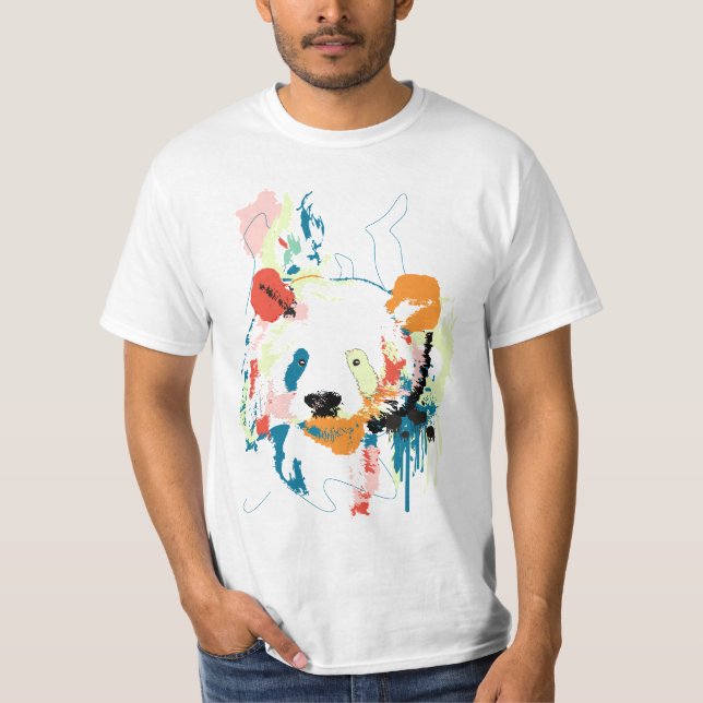 T-shirts panda (Frente)
