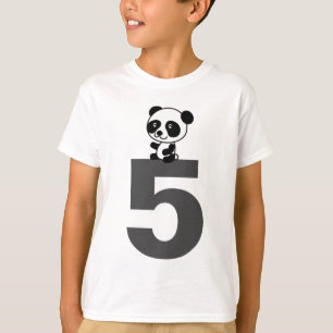 T-Shirts PANDA BEAR DE 5 ANOS
