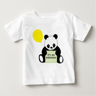 T-shirts Panda com idade conhecida customizável & mais do
