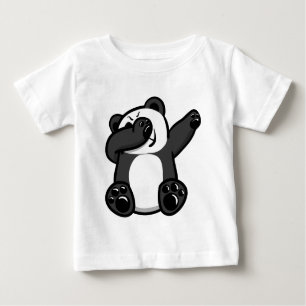 T-shirts Panda de toque ligeiro dos animais