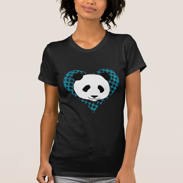 T-shirts panda do amor (Frente)