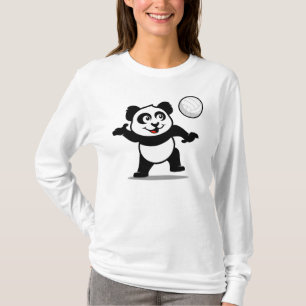 T-shirts Panda do voleibol