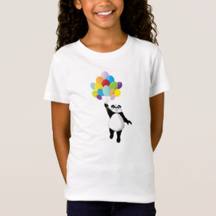 T-shirts Panda e balões