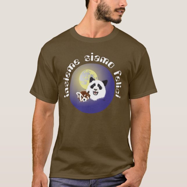 T-shirts Panda encontro - Shirt (Frente)