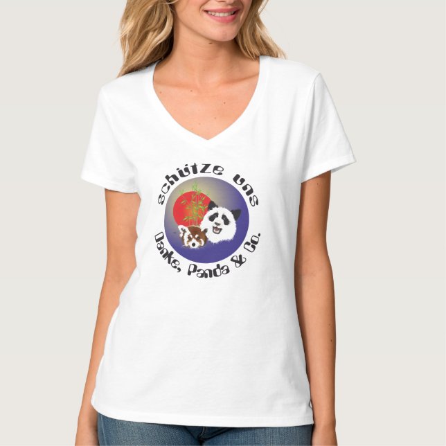 T-shirts Panda encontro - Shirt (Frente)