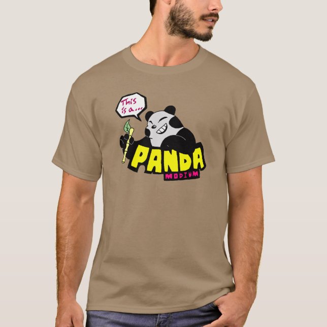 T-shirts Panda-monium (sua um pandemónio) (Frente)
