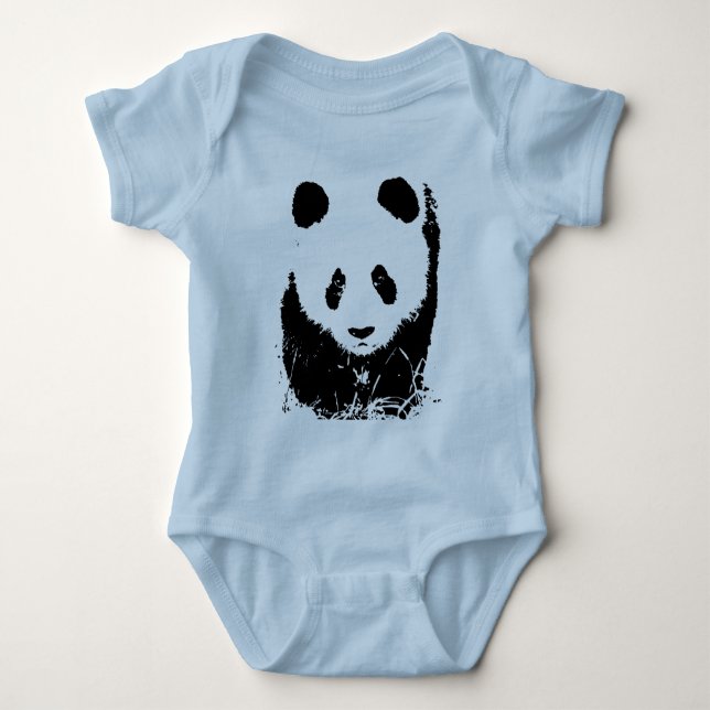 T-shirts Panda Pop Art (Frente)