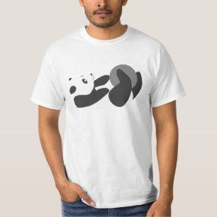 T-shirts Panda Reproduzindo (Preto)
